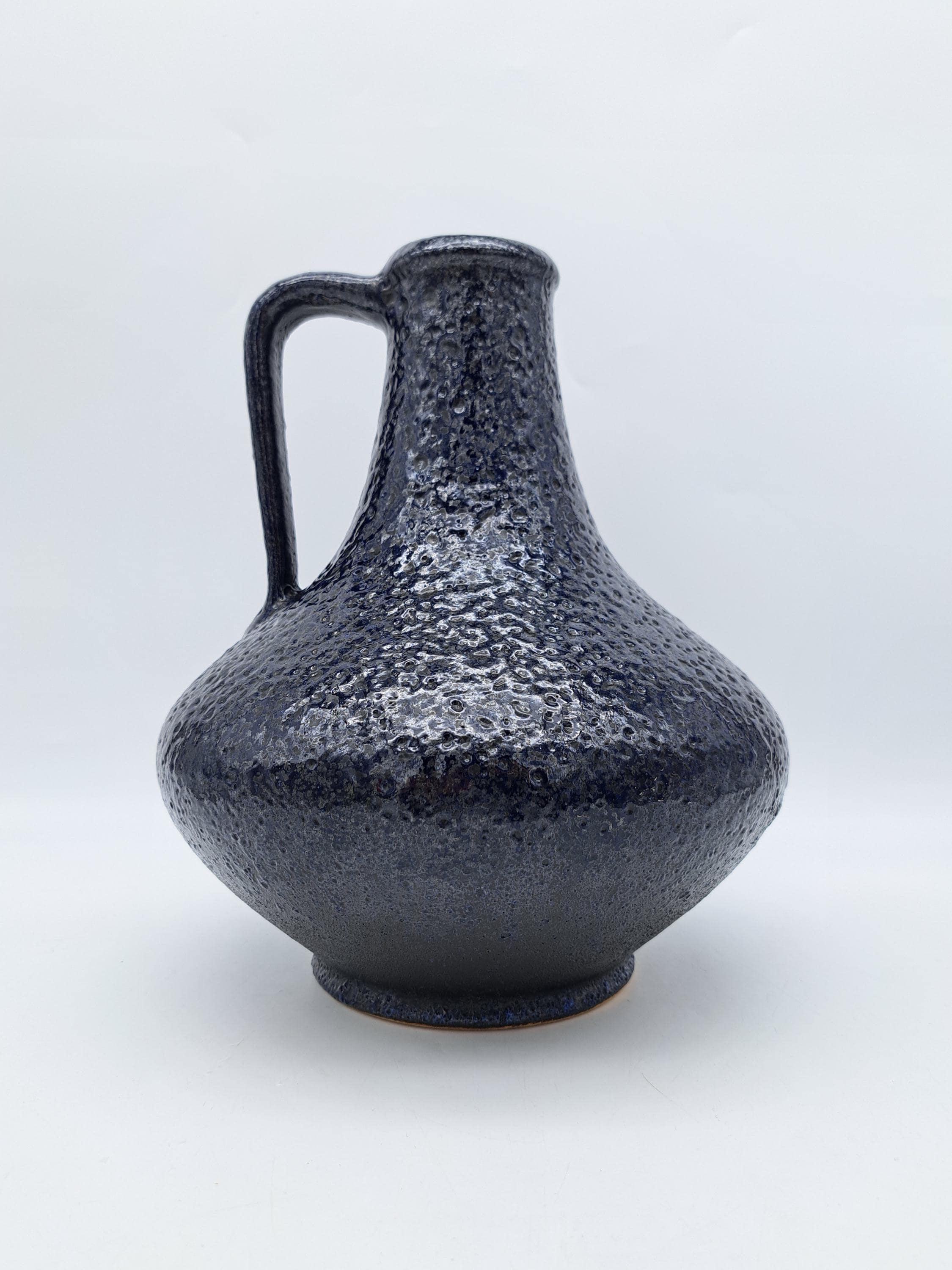 希少な西ドイツ製ファットラバ花瓶 512 ミッドセンチュリー陶器 WGP