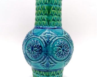 工芸品 Vintage Bay Keramik West German Vase Rare Vintage West German Mid Century Vase Bay 63-20 Mid