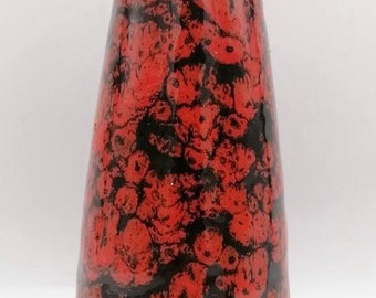 Scheurich 520-22 Vase Fat Lava Mid Century West Germany Vase  