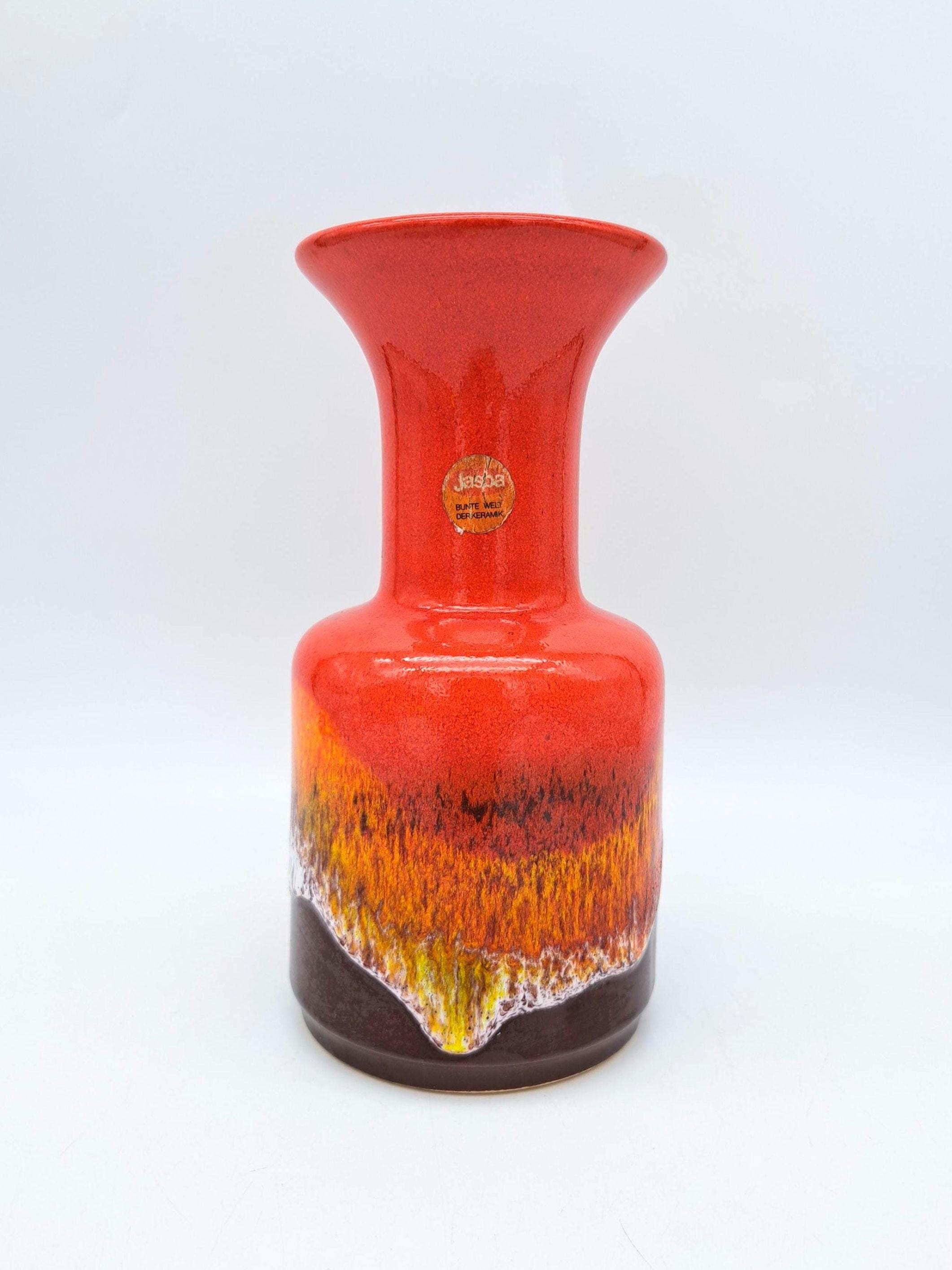 西ドイツ Jasba Fat Lava ファットラバ 花瓶 N602/1018 ヴィンテージ 西ドイツ製 ファットラバ花瓶 Jasba N 602 10 22