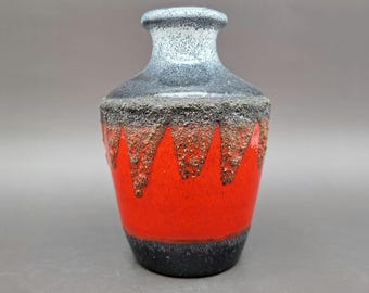 Vintage West German Fat Lava Vase. Dumler & Breiden, Form Number