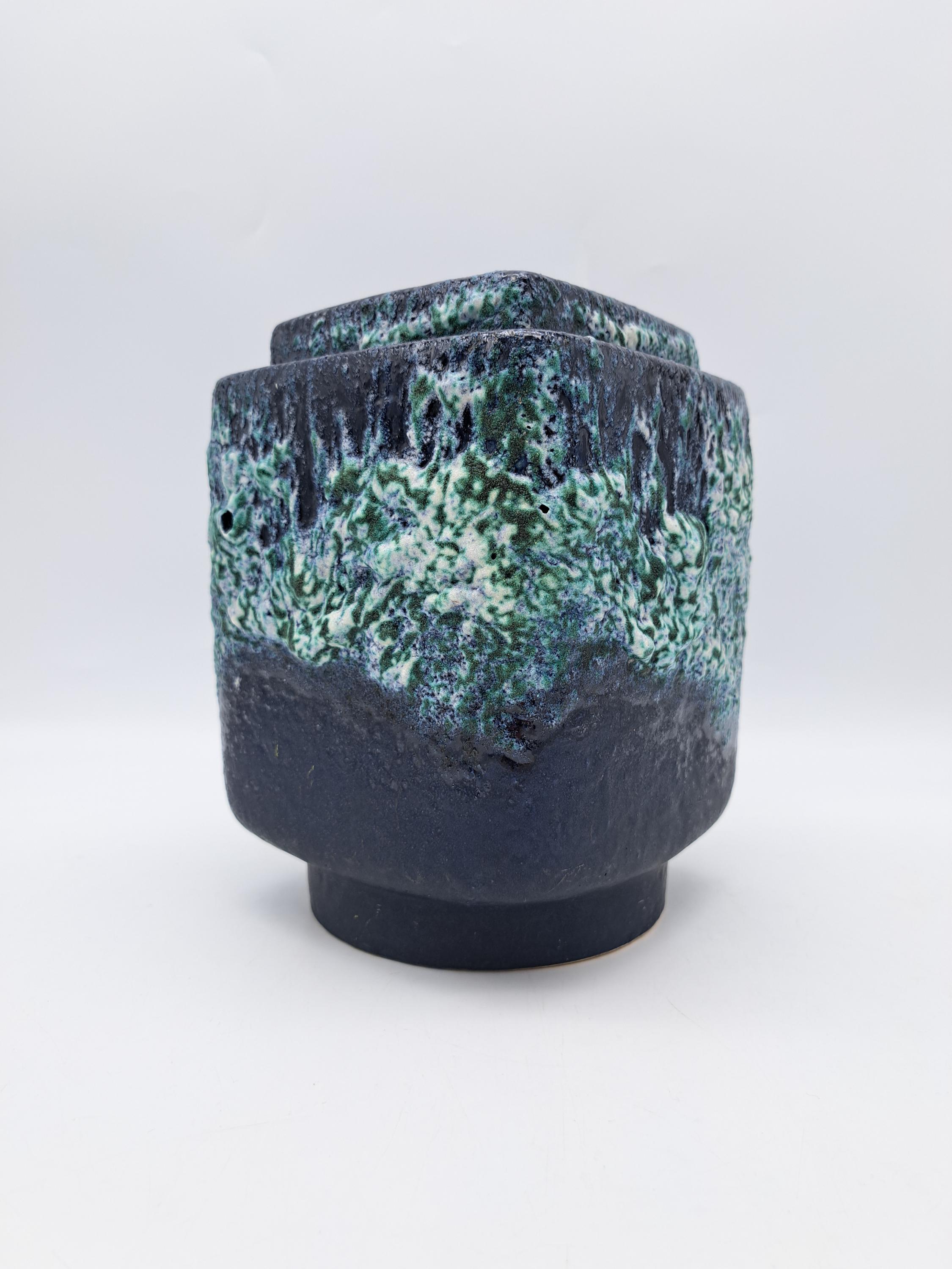 Rare Vintage Vase West German Dümler Breiden Flower Pot No. 83/21