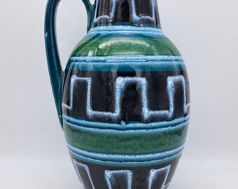 希少な70年代デザインの花瓶、Scheurich 279-38、ミッドセンチュリー