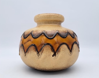 美しいヴィンテージ西ドイツ製SCHEURICH 284-15ボール花瓶、ミッド