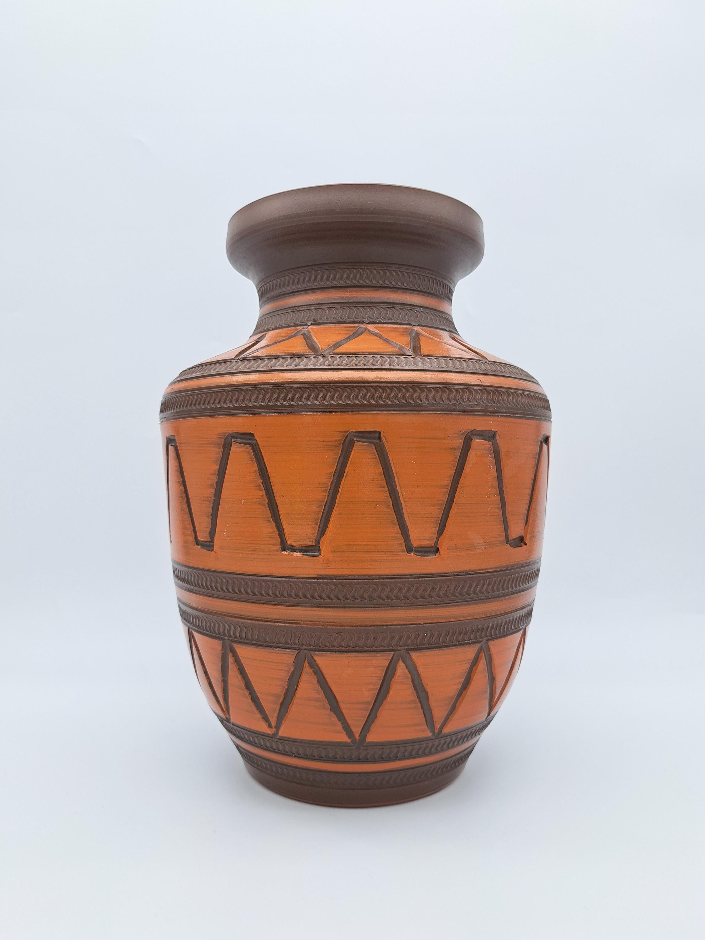 美しいドイツ製ミッドセンチュリーフラワーベース ヴィンテージ