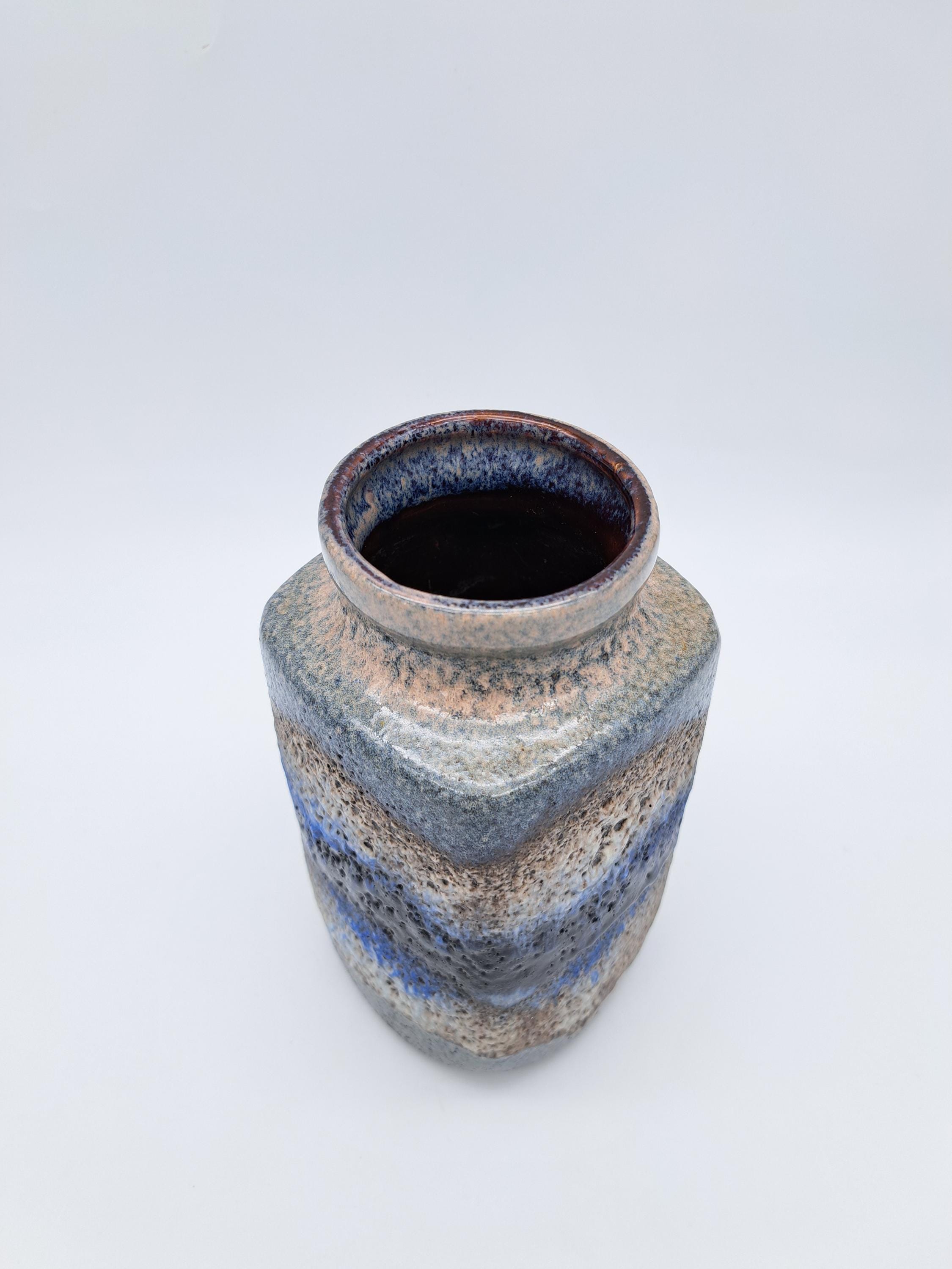 Scheurich 216-20 Fat Lava 花瓶 ミッドセンチュリー陶器 ヴィンテージ