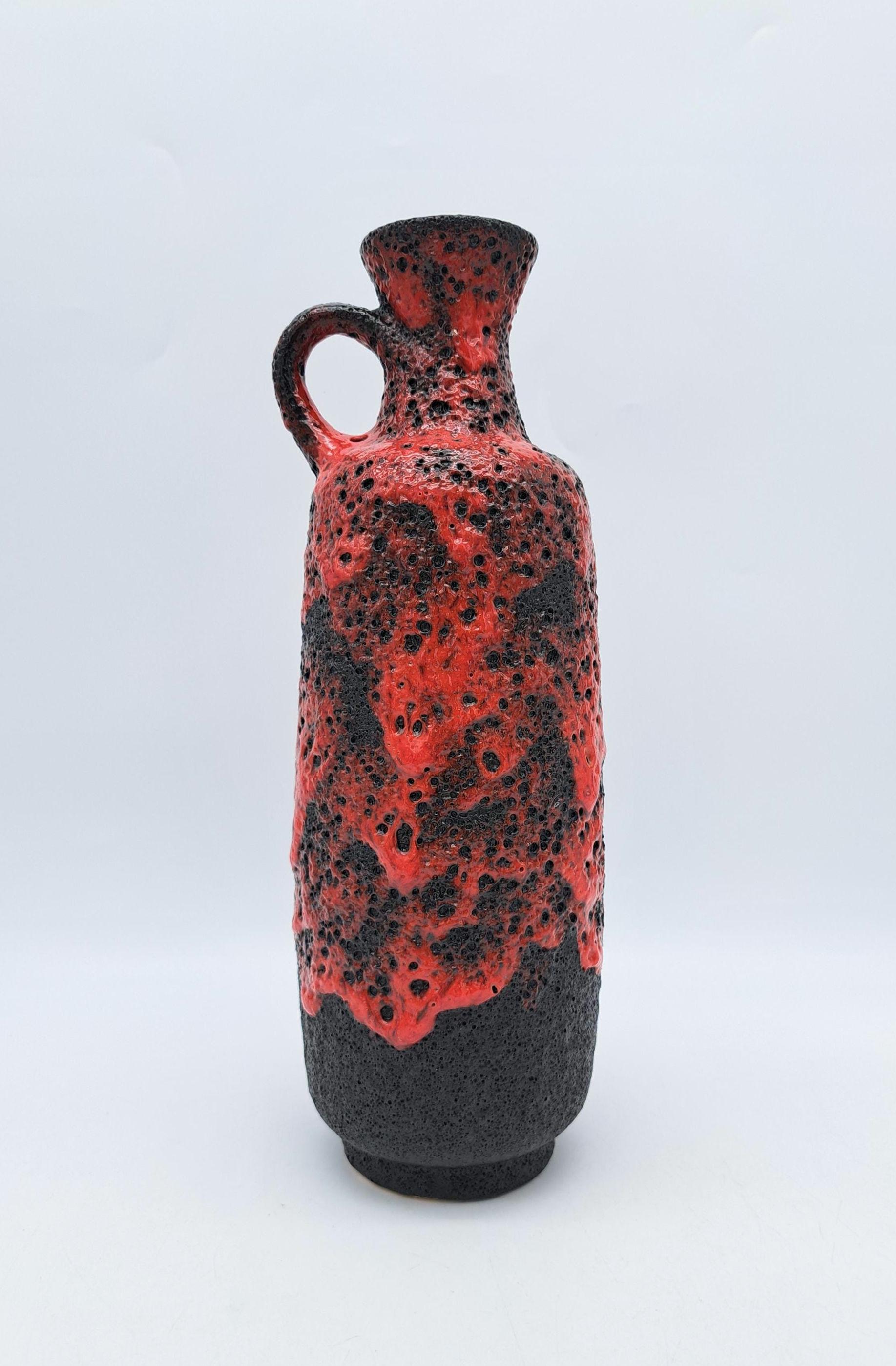 Vintage West German Fat Lava Vase Elma Ceramics 413/30 MCM