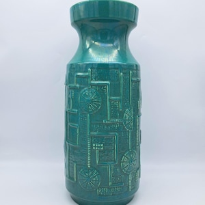 XXL Floor Vase Bay Bodomans 956-45 West German Vintage Design Vase 1960s MCM Ceramics 1970 WGP