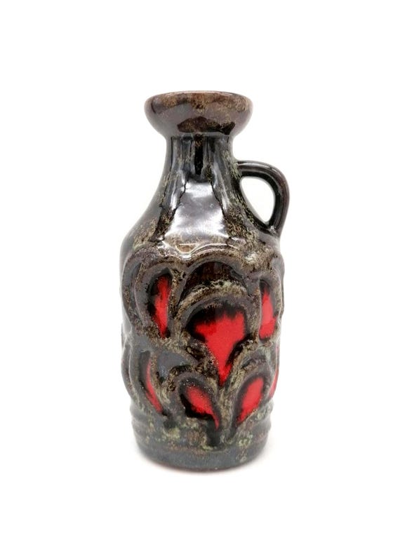 Fat Lava strehla社ドイツヴィンテージ花瓶