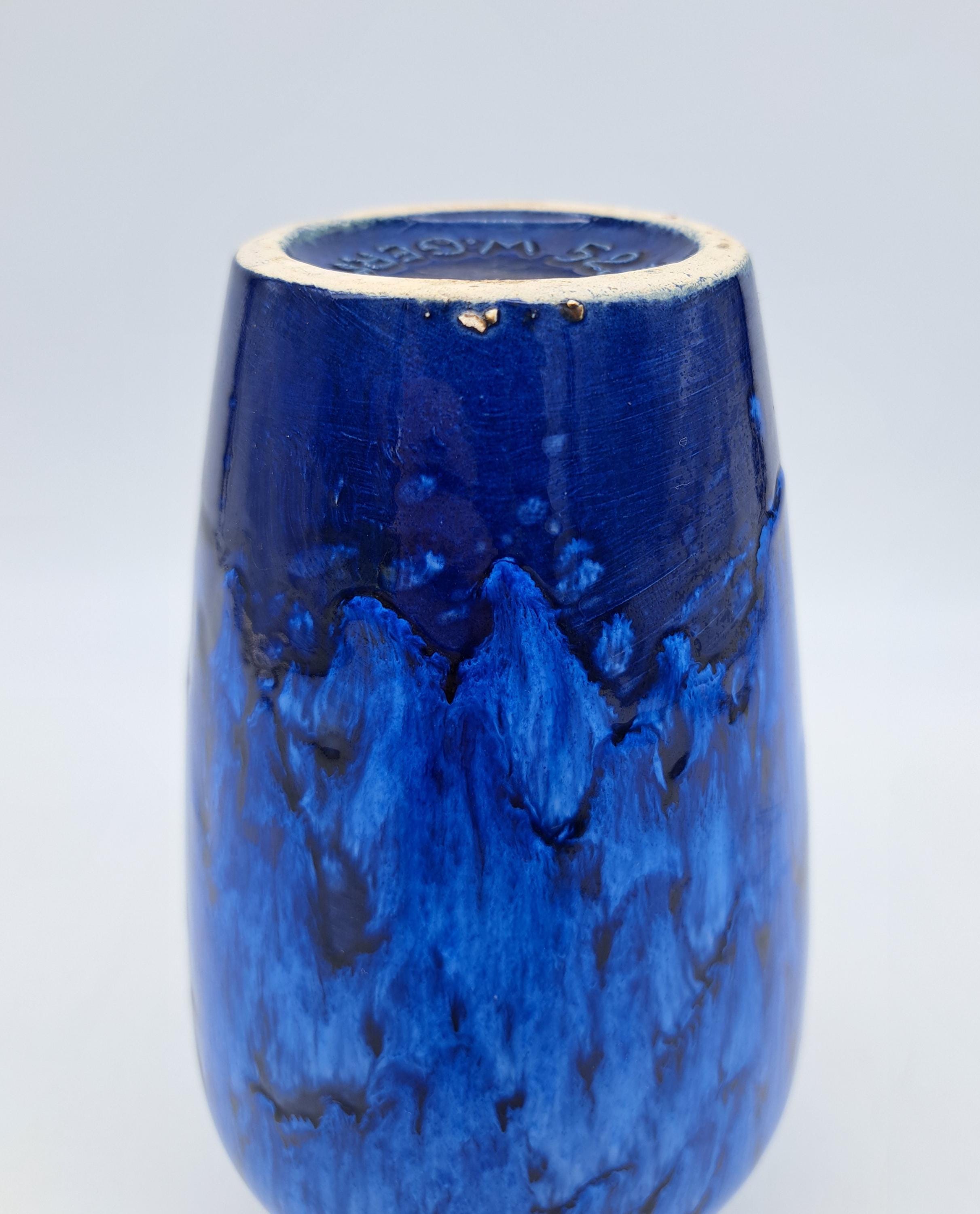 Vintage West German Scheurich Vase 523-18 Fat Lava Ceramics