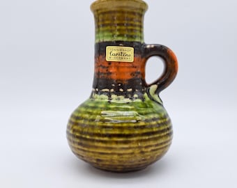 Vintage West German Fat Lava Vase. Carstens Tonnieshof, Form