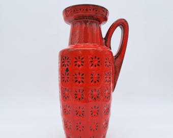 Vintage West German Fat Lava Vase Scheurich 231-15 Mid-century