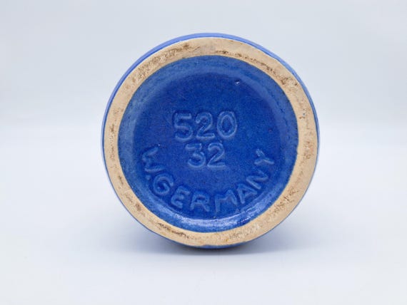 西ドイツ　ヴィンテージ　花瓶　scheurich社製　陶器製ヴィンテージ花瓶 希少なヴィンテージ西ドイツ製 Scheurich 花瓶 520-32 WGP