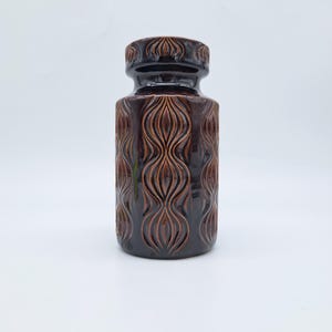 希少なヴィンテージ西ドイツ製 Scheurich Fat Lava 花瓶 223-7