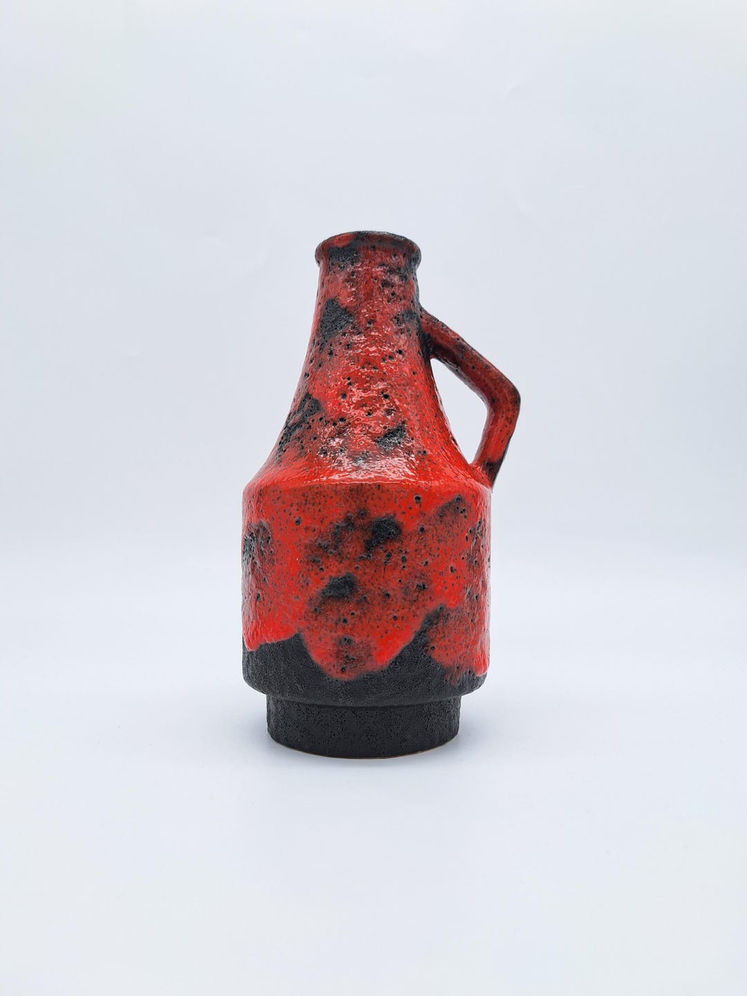 Vintage West German Fat Lava Vase Stein Keramik 41/20 Mid Century