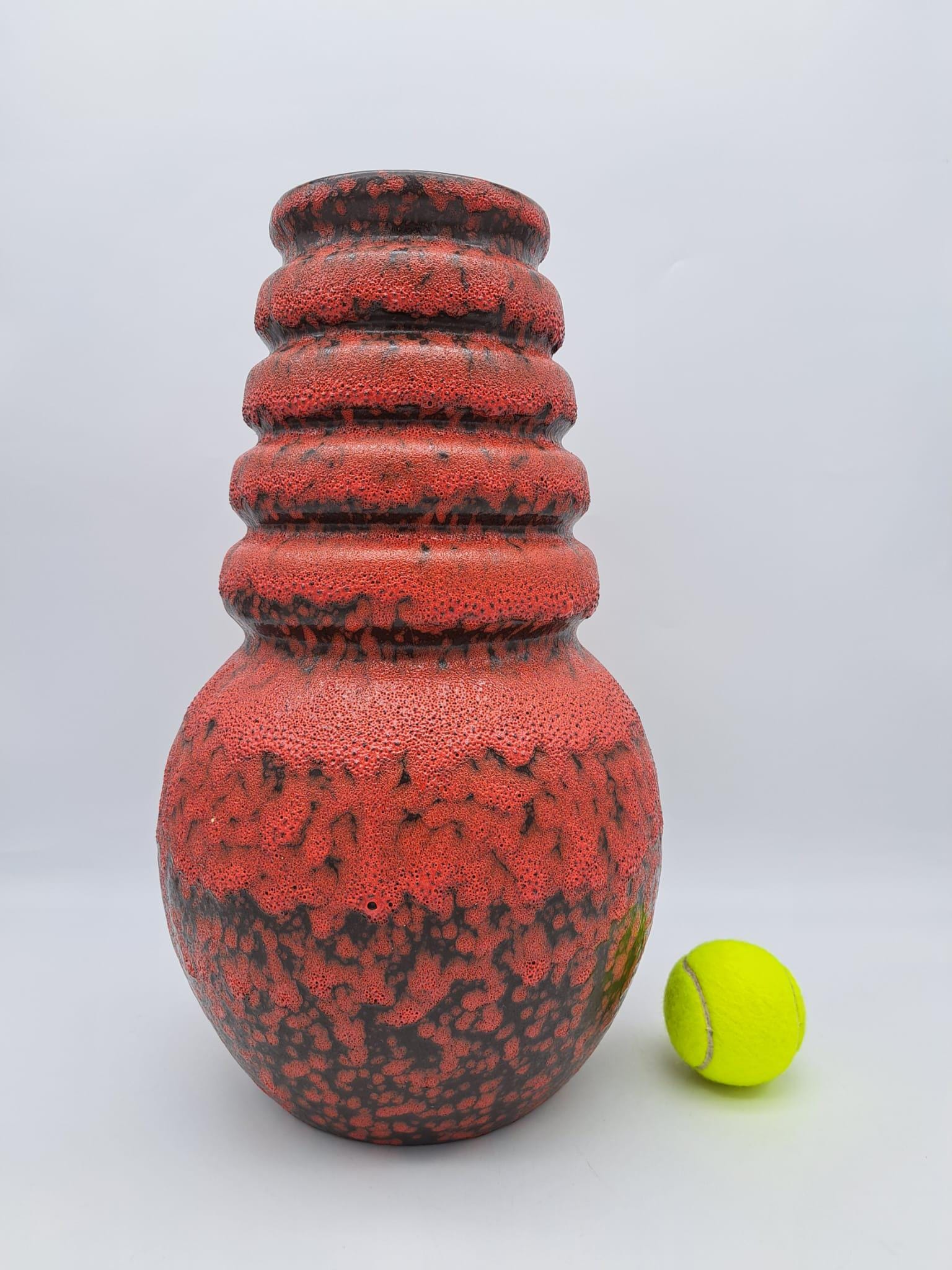 Fat lava 西ドイツ　Scheurich ヴィンテージ 西ドイツ製 Fat Lava XL フロアベース Scheurich Wien