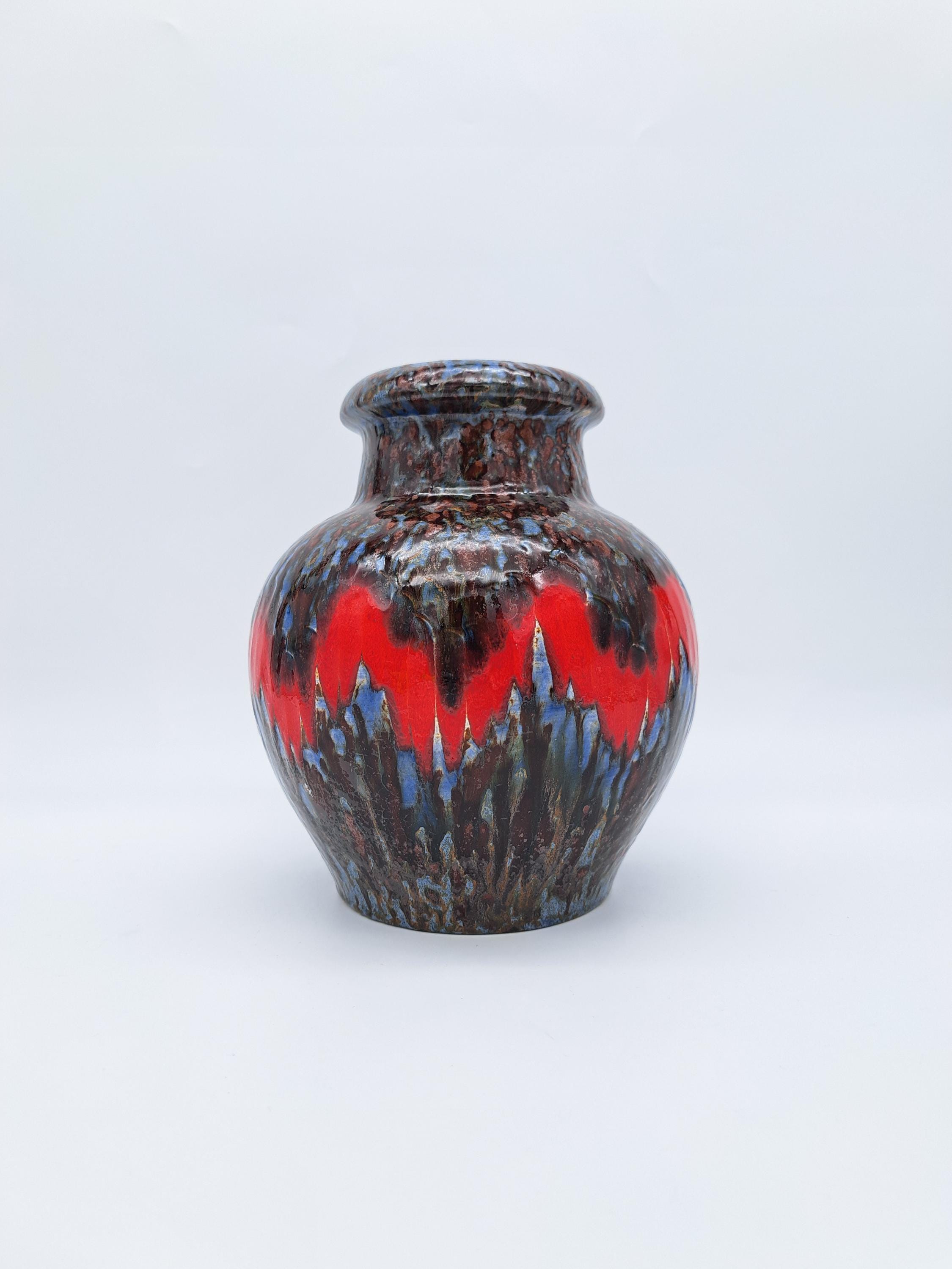 希少な西ドイツ製ファットラバ花瓶 Scheurich Lora 291-20 ミッド