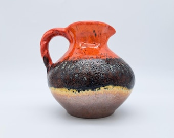 美しい西ドイツ製 Jasba 花瓶 702 12 15 Fat Lava Ceramics WGP