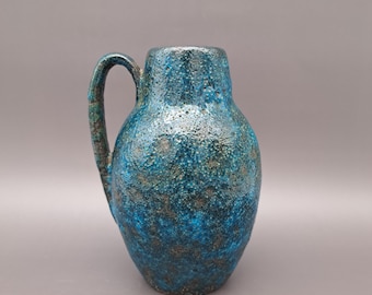 ヴィンテージ花瓶ファットラバ シューリッヒ オレンジ、ミッド