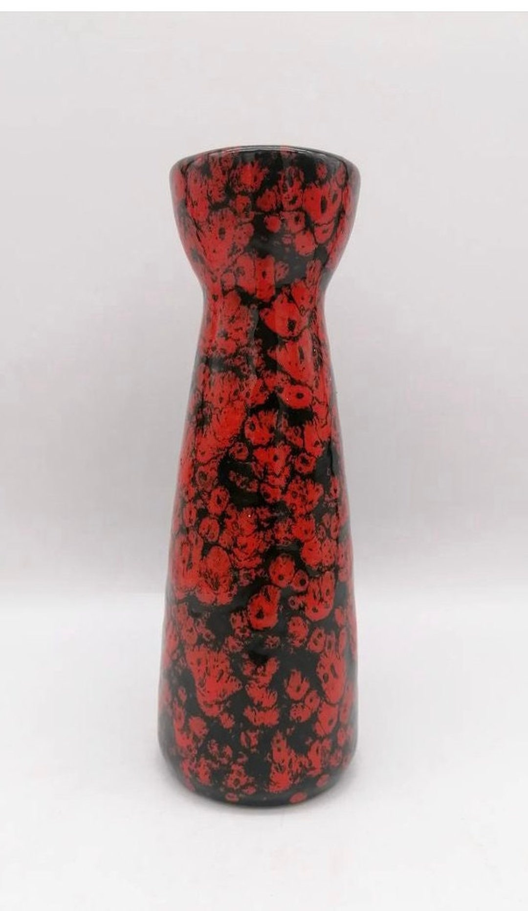 Scheurich 520-22 Vase Fat Lava Mid Century West Germany Vase  