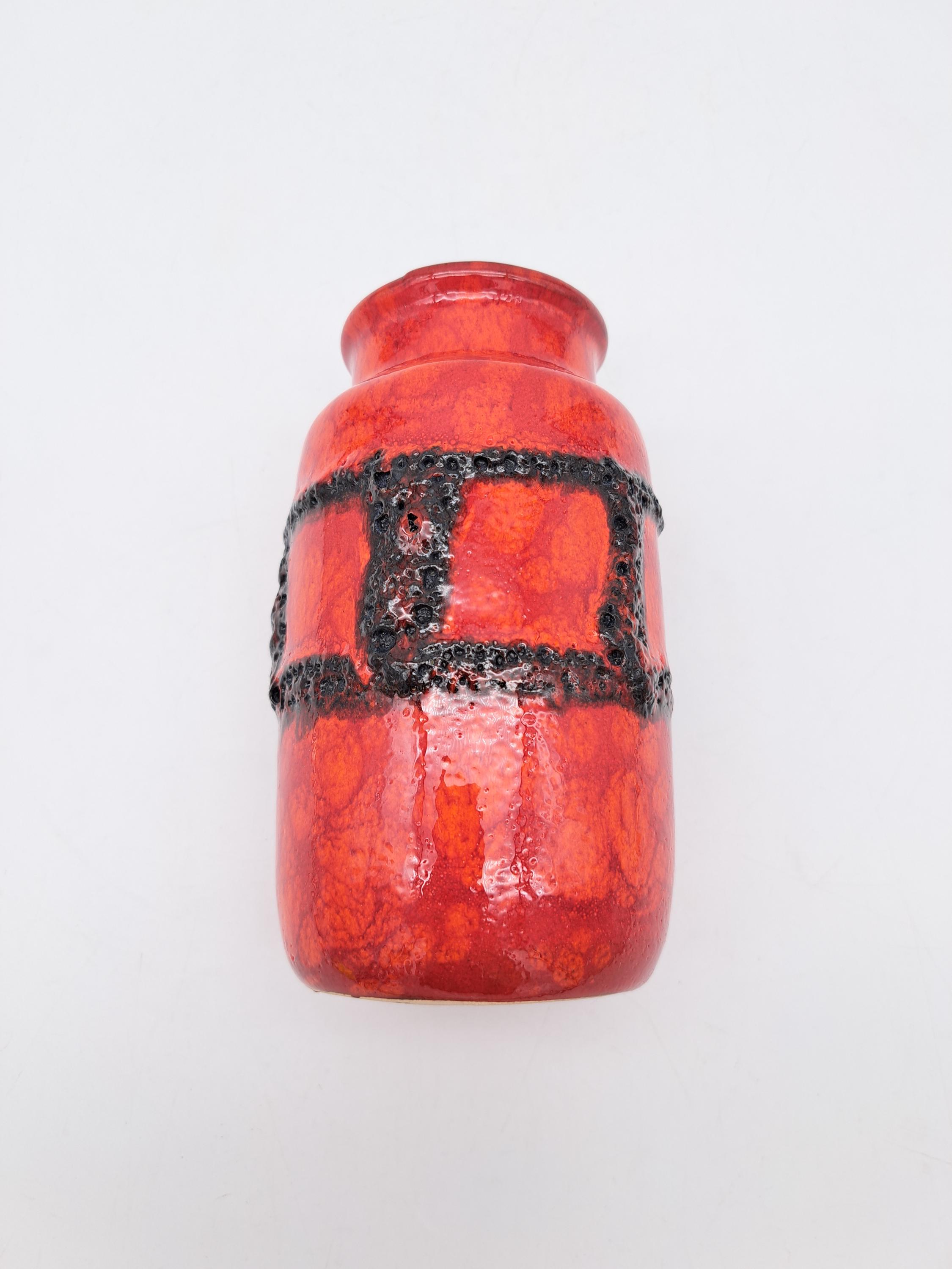 美しい西ドイツヴィンテージ ショイリッヒ ファットラバ花瓶 231-15