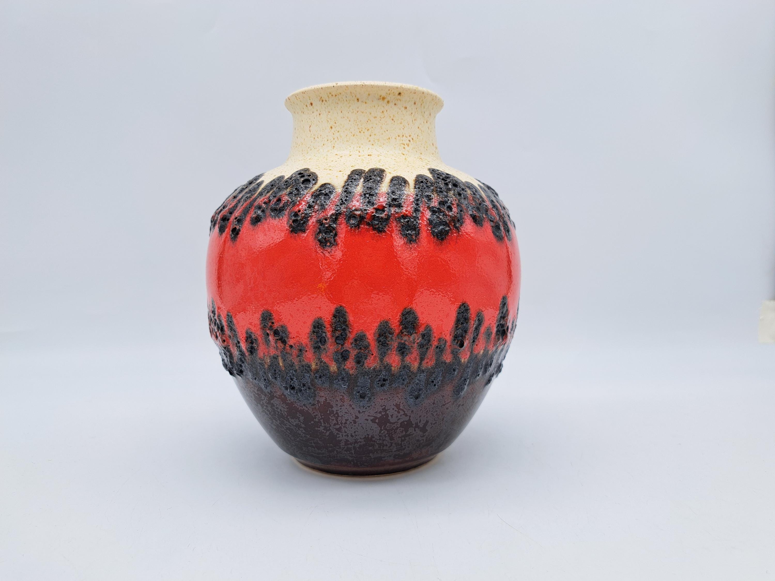 Rare Vintage West German Fat Lava Vase BAY Ceramics 70-20