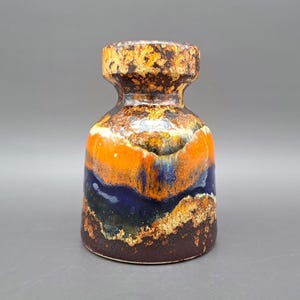 Vintage West German Fat Lava Vase. Dumler & Breiden, Form
