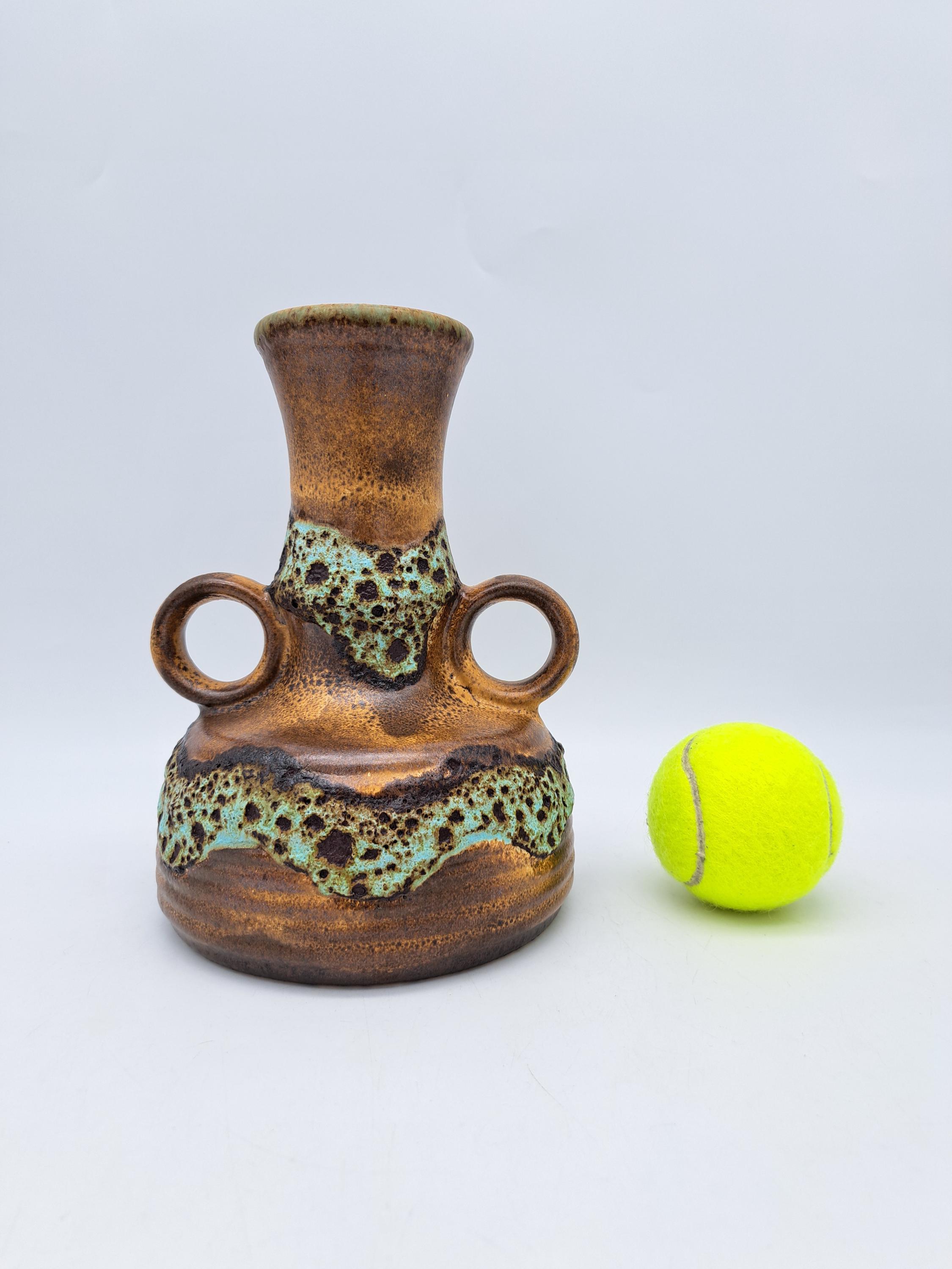 Vintage westdeutsche Fat Lava Dümler Breiden 1142/20 Mid Century