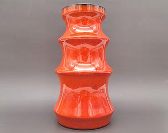 ヴィンテージ 西ドイツ パゴダ花瓶 ベイ ケラミック 922-25 ミッド