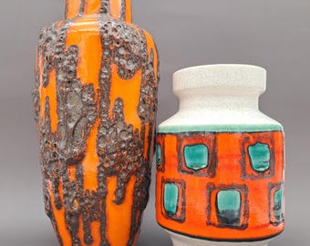 Vintage West German Ceramic Dümler & Breiden Vase 108-20 Mid