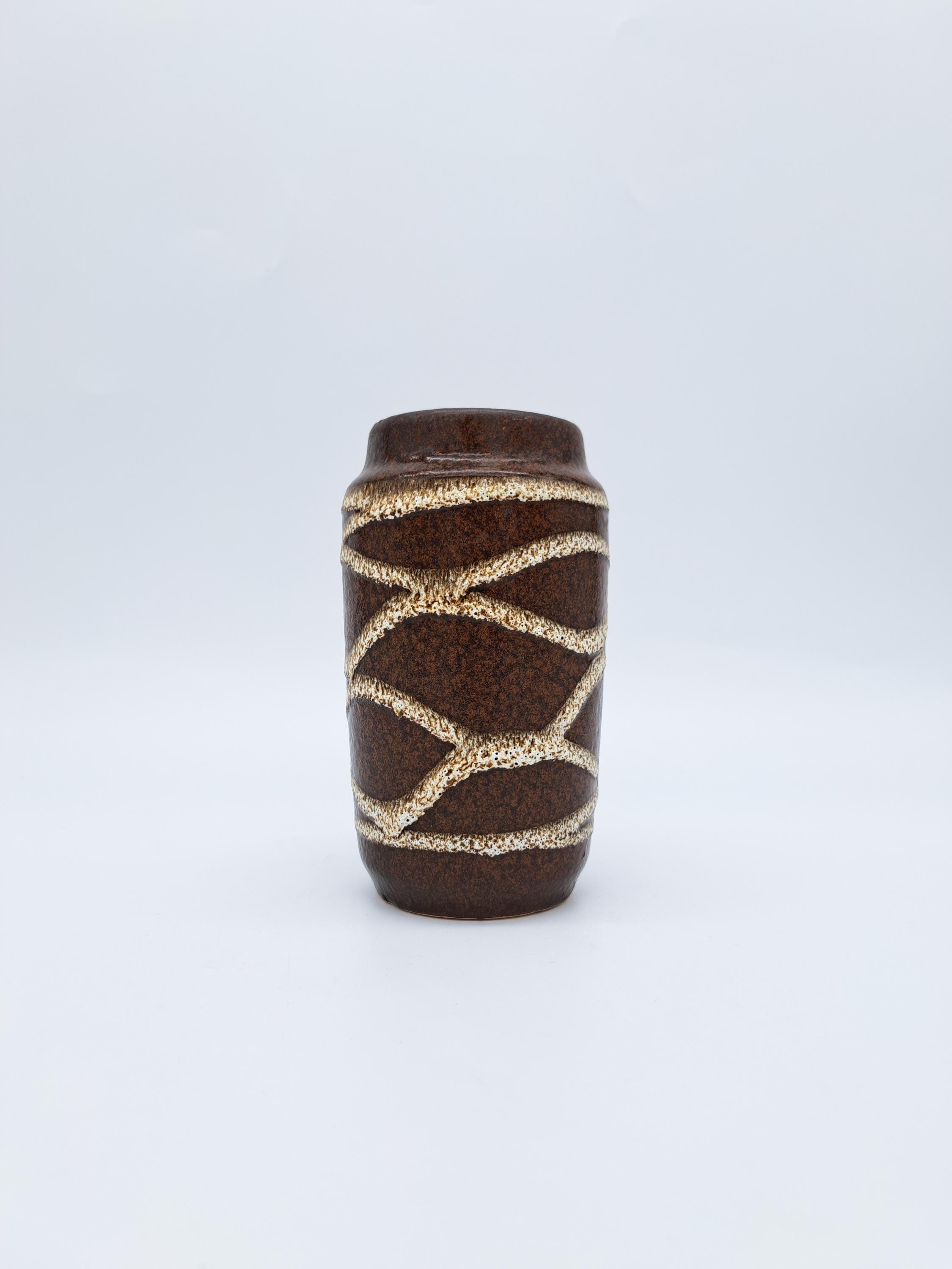 Vintage West German Fat Lava Vase Scheurich 231-15 Mid-century