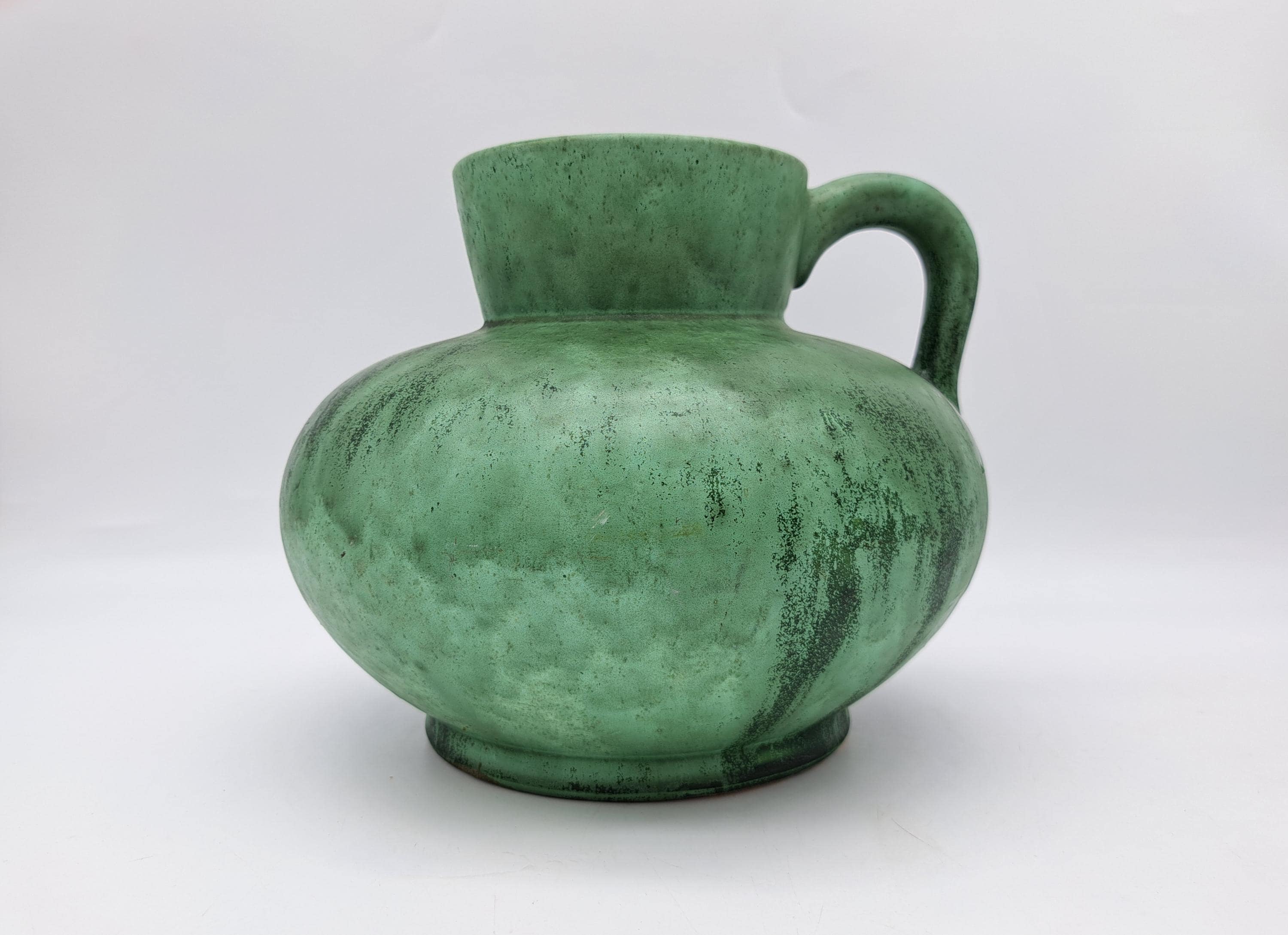 ヴィンテージデザイン花瓶 60年代 OTTO Ceramics グリーン 西ドイツ