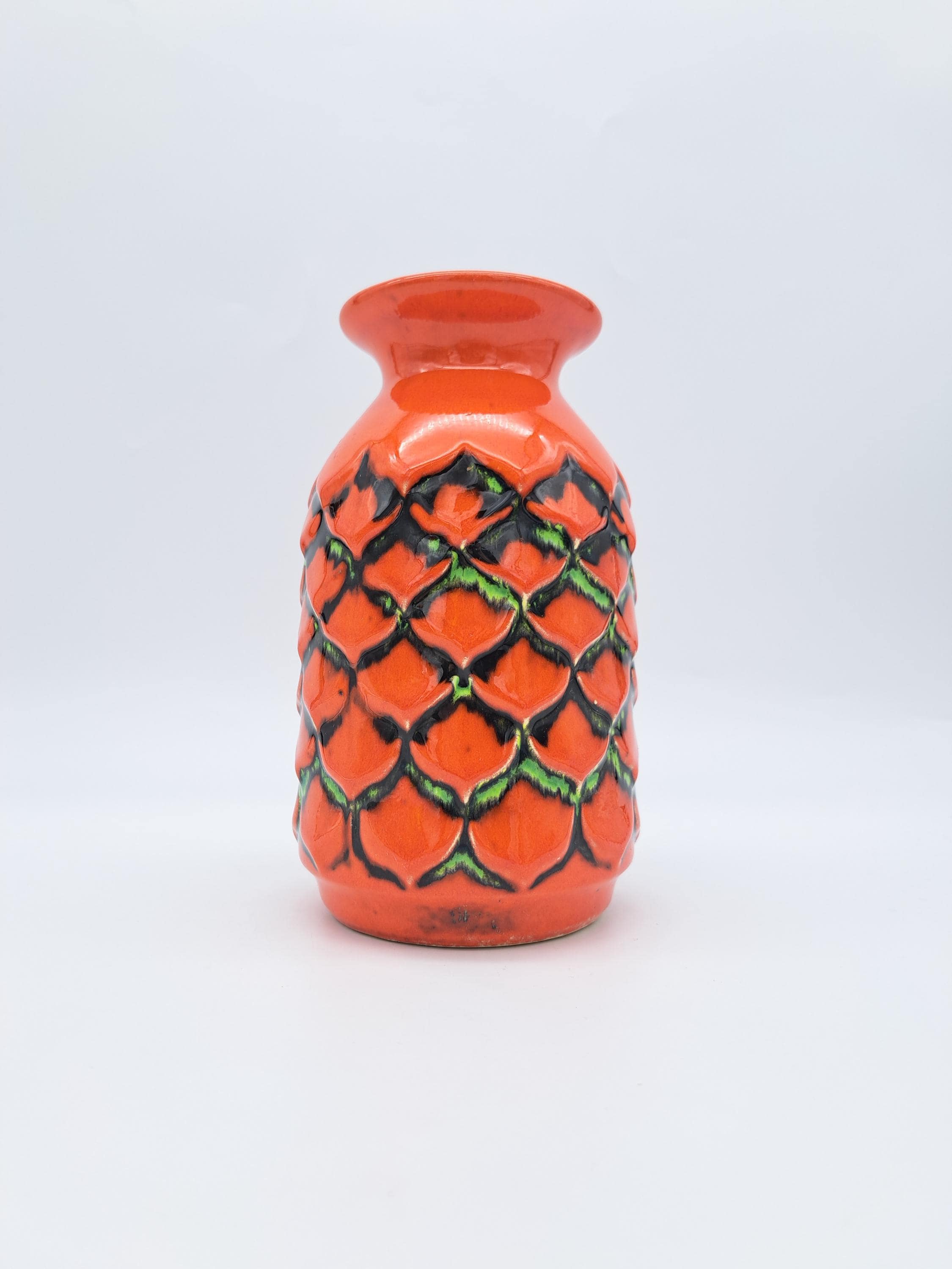 美しいJASBA花瓶 N 033 11 20 ミッドセンチュリー陶器 ヴィンテージ