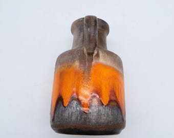 希少なヴィンテージ西ドイツ製 Scheurich 花瓶 414-16 コレクターズ