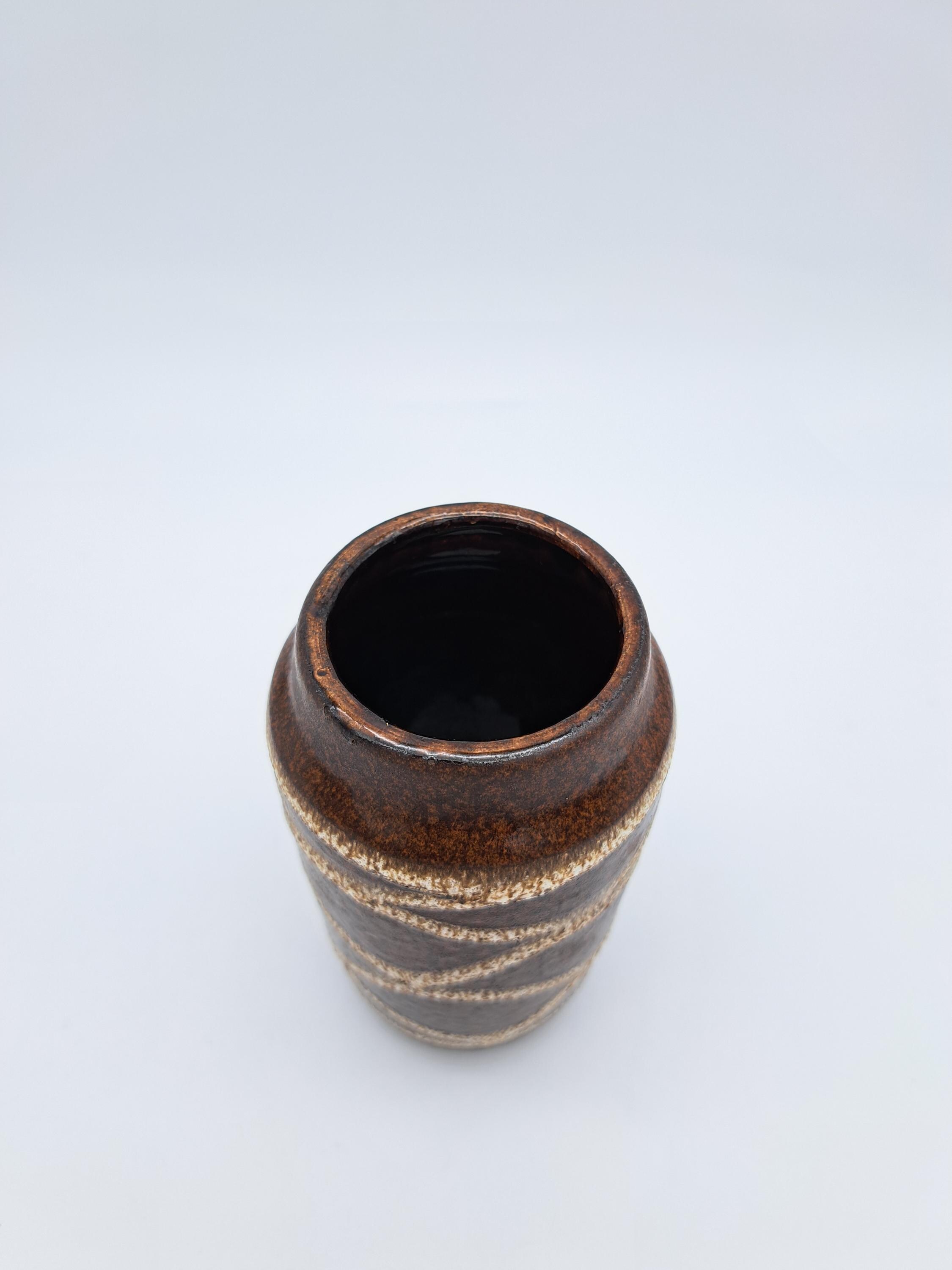 Vintage West German Fat Lava Vase Scheurich 231-15 Mid-century