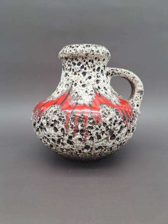Rare Vintage Fat Lava West German Scheurich Lora Vase 423-18 Rare Vintage Fat Lava West German Scheurich Lora Vase 423-18