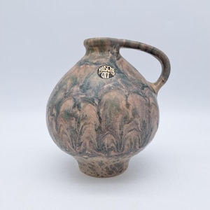 Vintage West German Fat Lava Vase Ruscha 352 Mid Century German Pottery MCM Design WGP