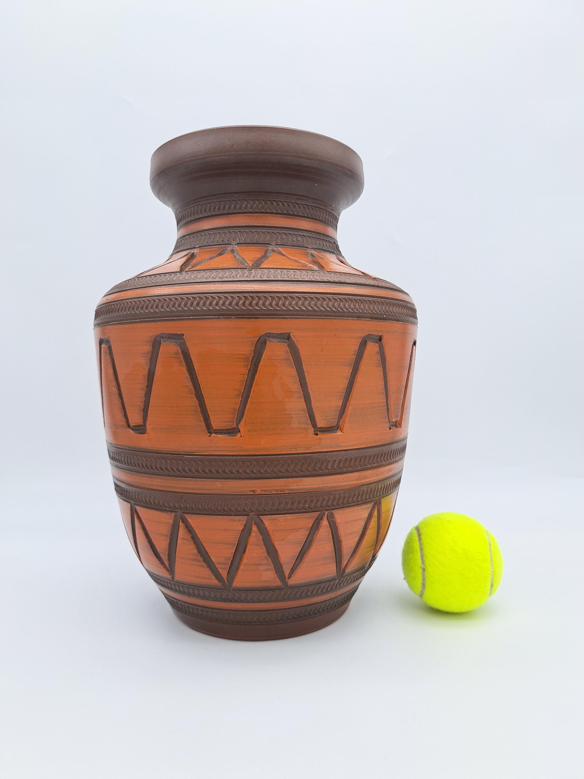 美しいドイツ製ミッドセンチュリーフラワーベース ヴィンテージ