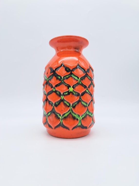 美しいJASBA花瓶 N 033 11 20 ミッドセンチュリー陶器 ヴィンテージ
