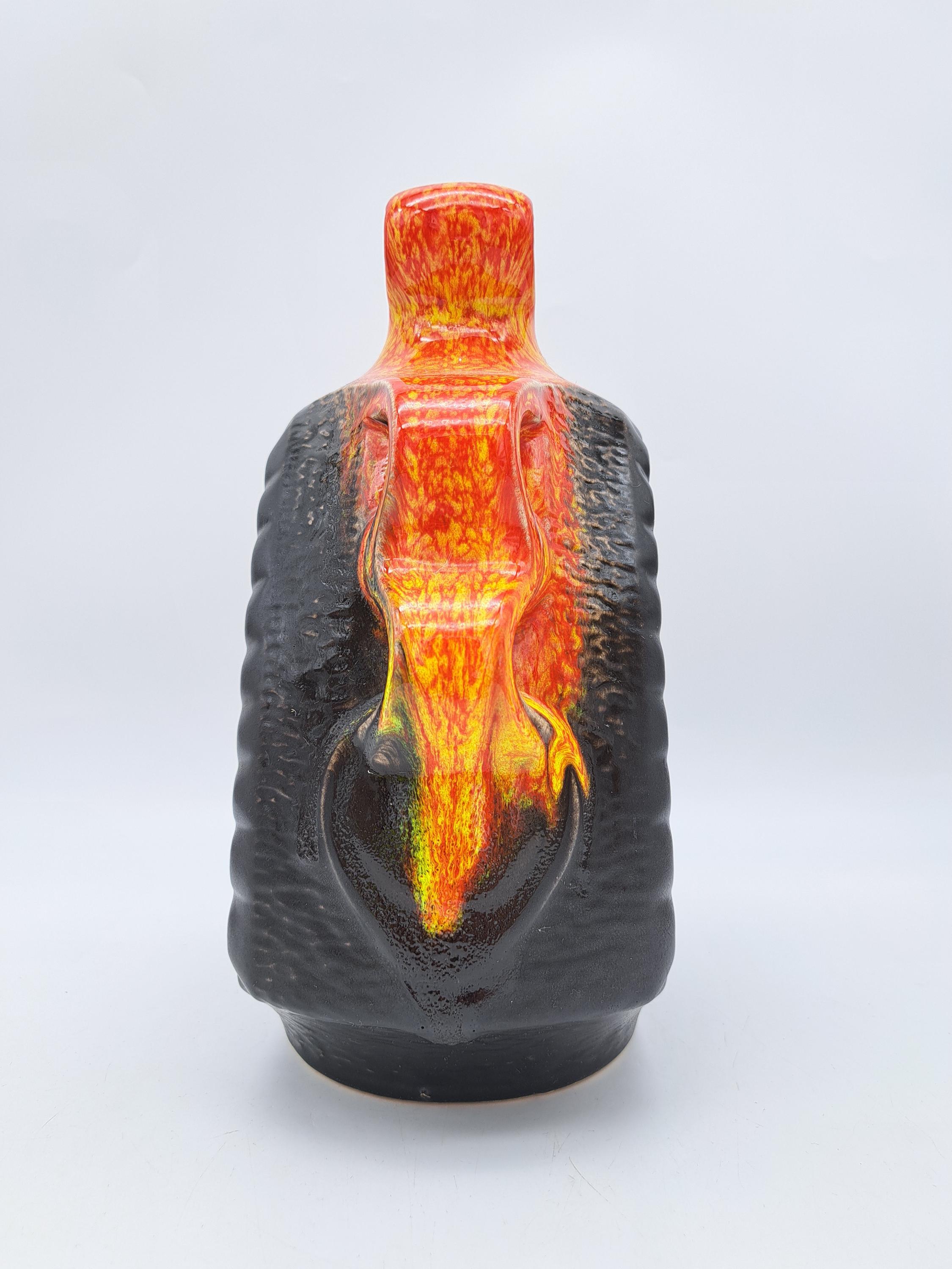 美しいヴィンテージ西ドイツ製BAYキャンドルスティック319-25ミッド