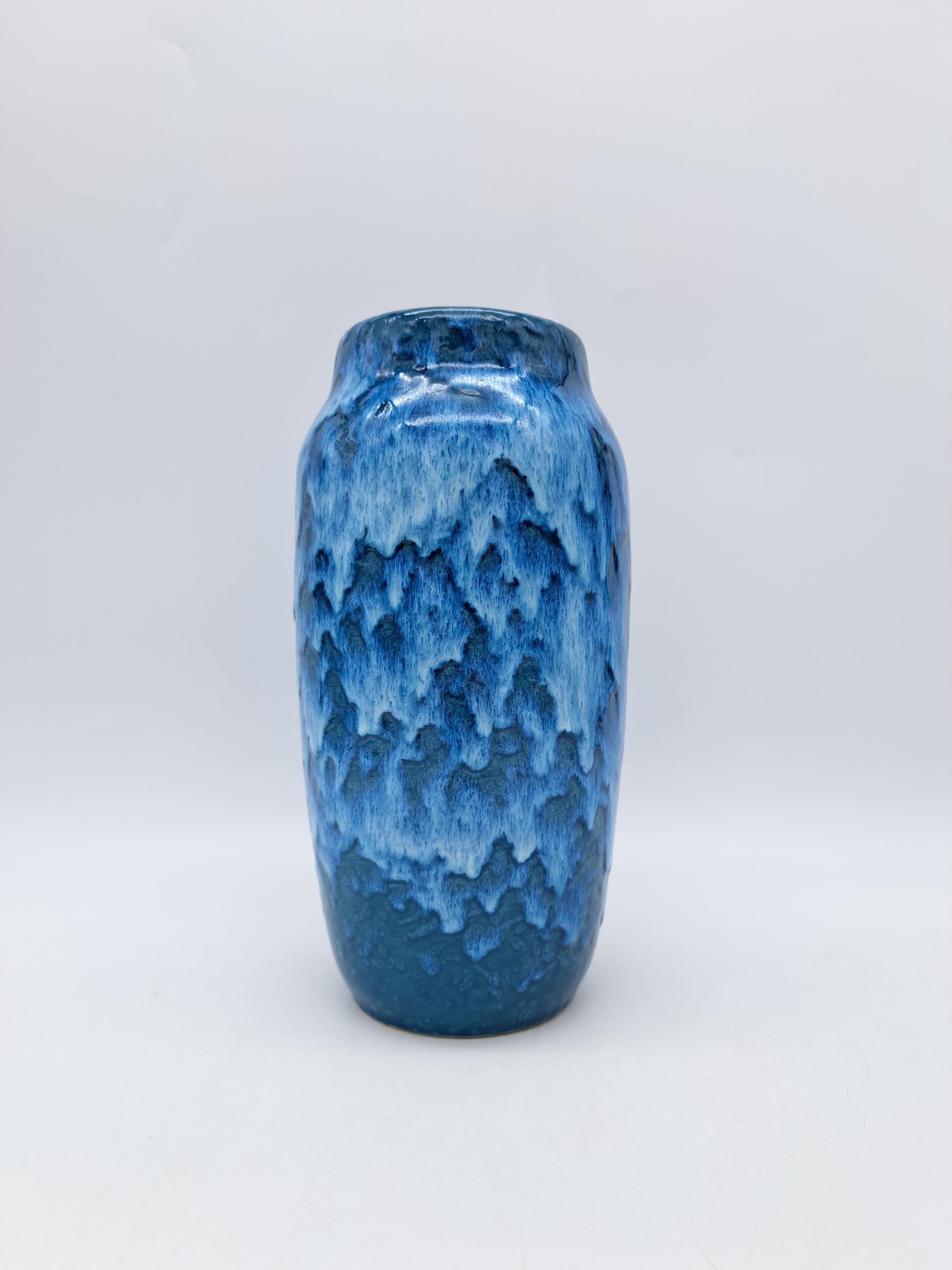 Vintage West German Scheurich 242-22 Vase Fat Lava Vintage W