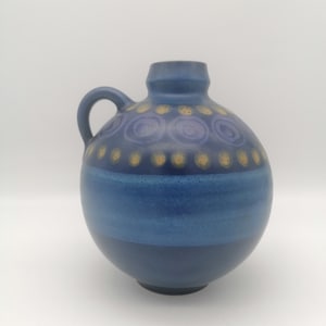 Vintage Jug KMK Kupfermühle Ceramics West German Pottery 1970s Vase