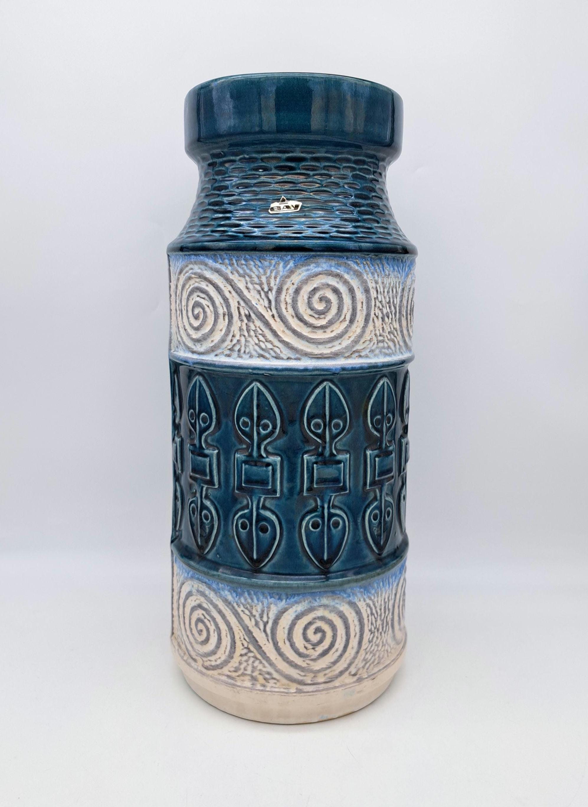 工芸品 Vintage Bay Keramik West German Vase Rare Vintage West German Bay 94-45 Vase Mid Century Pottery