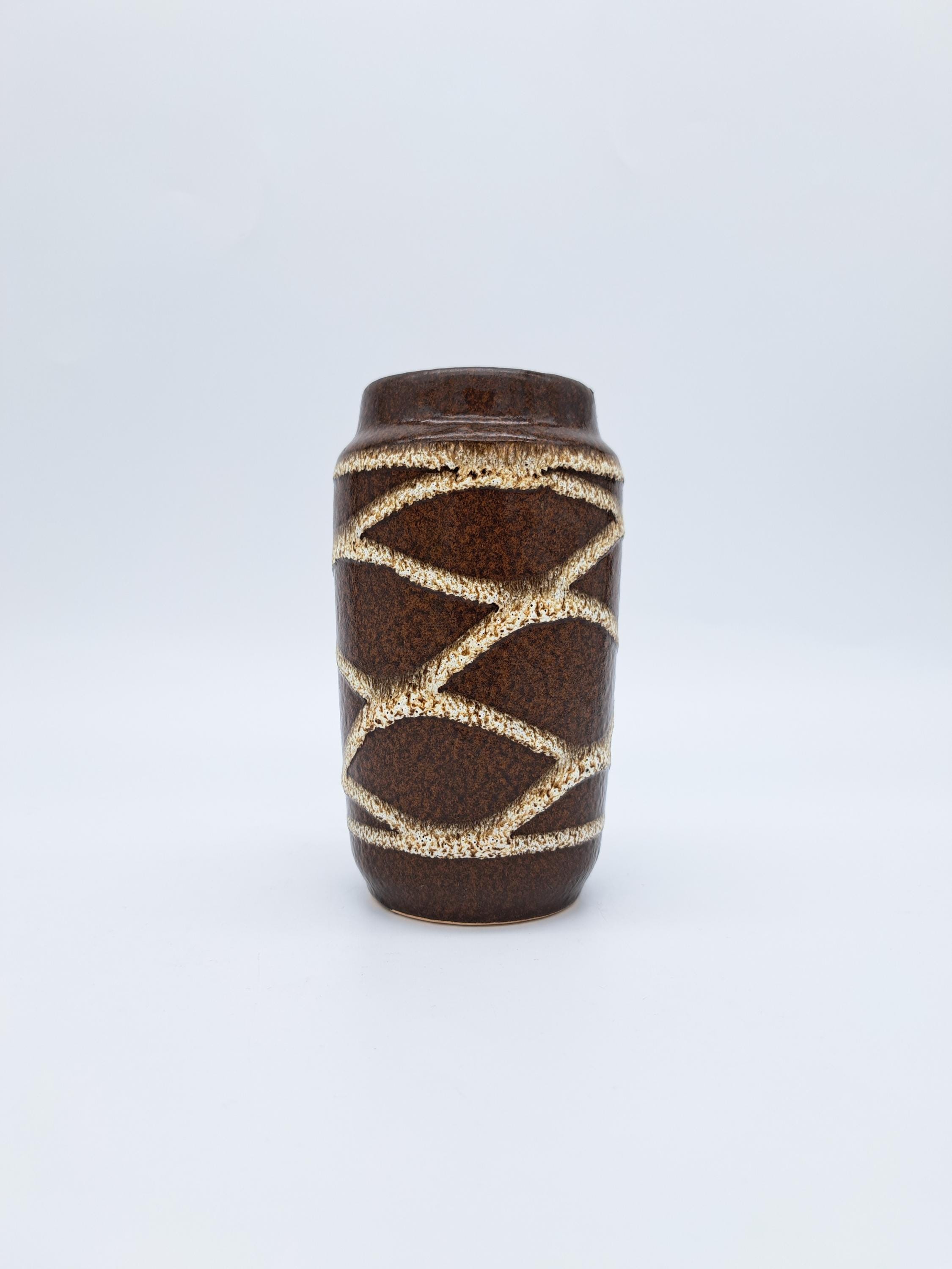 Vintage West German Fat Lava Vase Scheurich 231-15 Mid-century