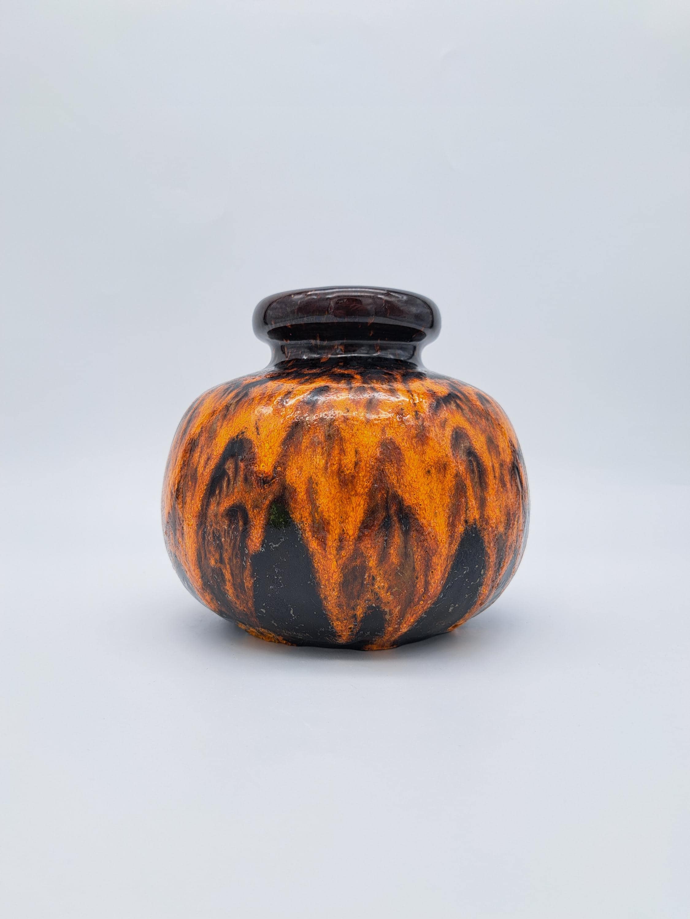西ドイツ製 ヴィンテージ花瓶 陶器 ヴィンテージ 西ドイツ製 Scheurich 陶器花瓶