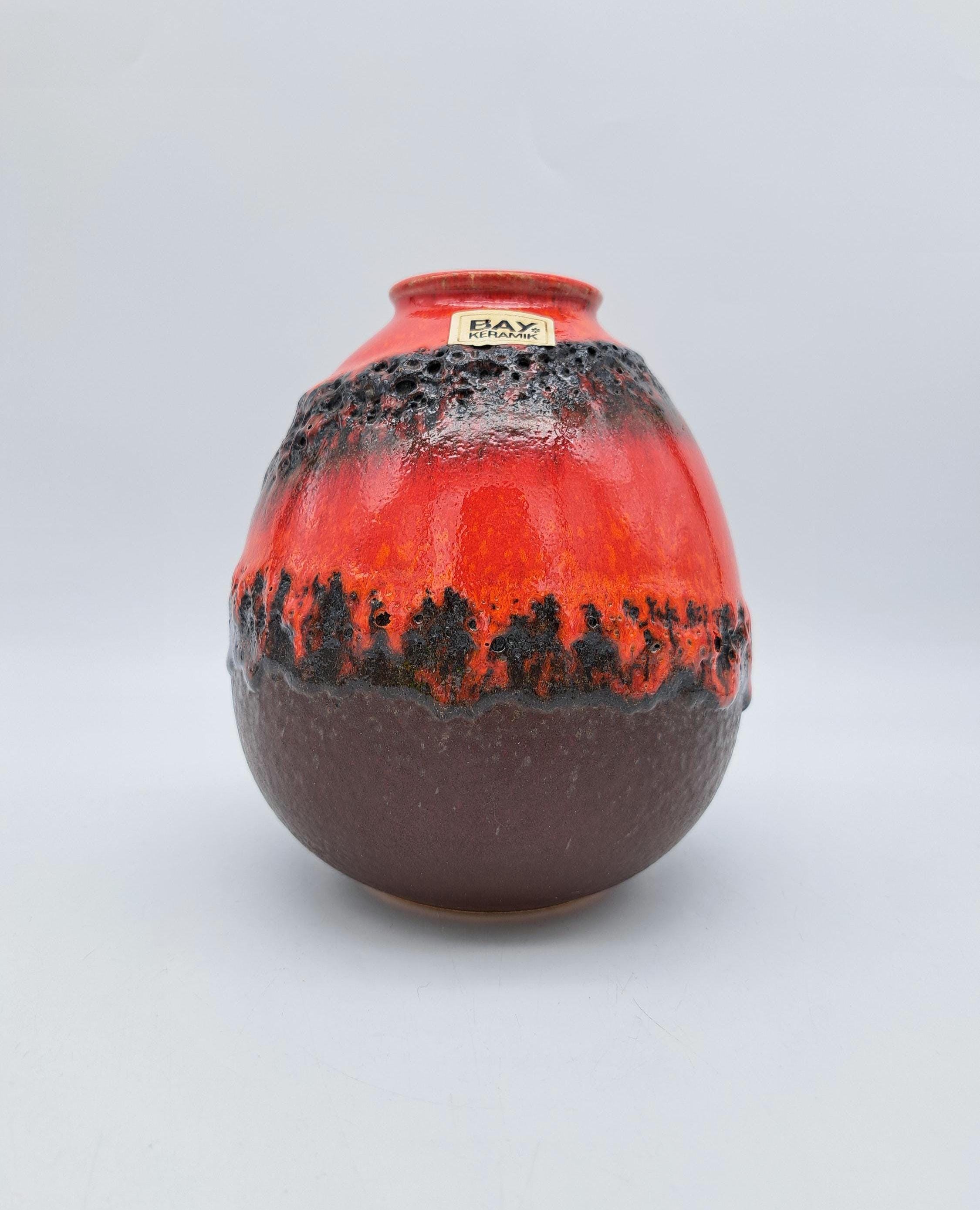 Rare Vintage West German Vase Bay Ceramics 64-17 Mid Century