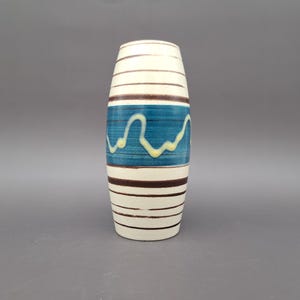 1960s Scheurich Vase 522-16 Mid Century Ceramic WGP Cylinder Vase MCM 1960