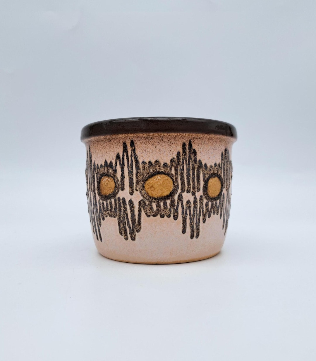 Pot Veb Vintage East German Veb Haldensleben Flower Pot MCM Design Fat Lava Zig ...