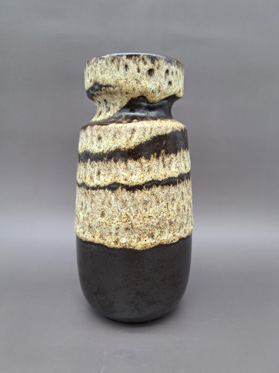 西ドイツ　ファットラバ　ビンテージ花瓶ミッドセンチュリー Scheurich 西ドイツ製 ヴィンテージ Scheurich 陶器花瓶