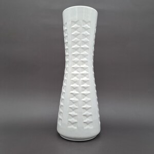 Vintage Design Vas BAY Keramik MCM Modern 70-tals Keramik 909-30 WGP Vit Lergods